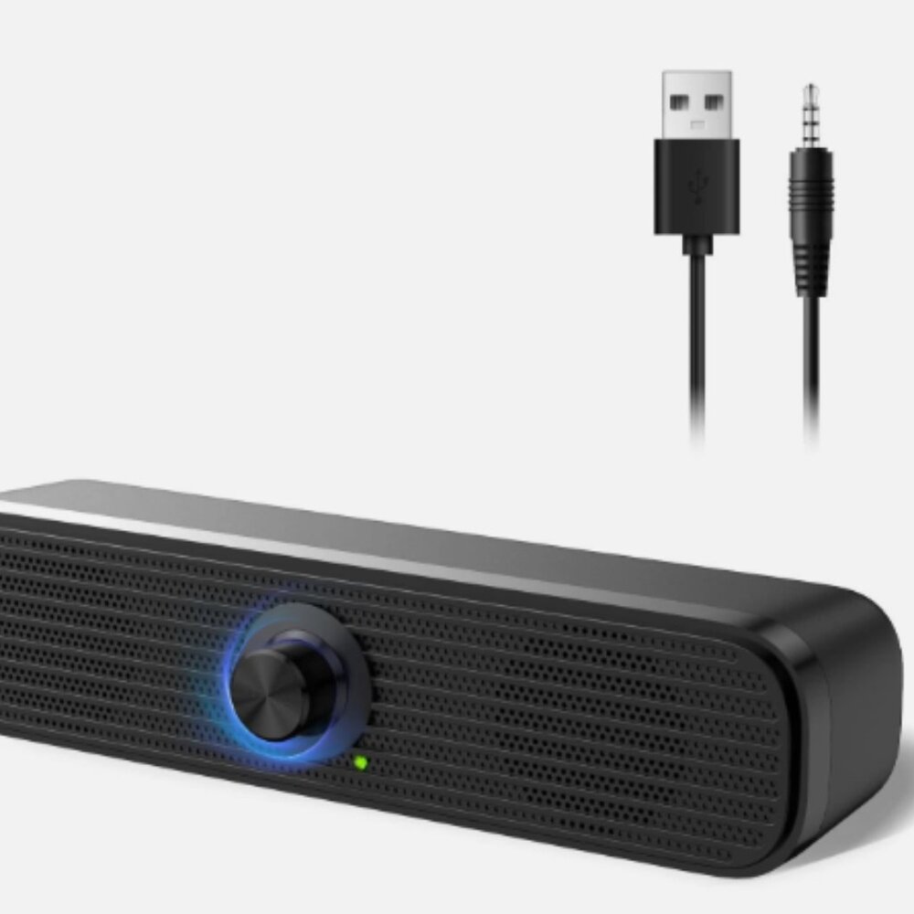 1Mii Computer Speakers for Desktop Laptop Tablet, USB Powered PC Speakers, Sm...